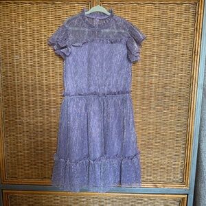 BCBGirls lavender sparkling dress size 8